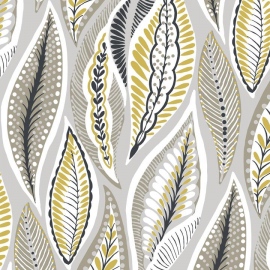 Maison Decor, Exotic Mostaza / Gris / Lino  60.40864/21