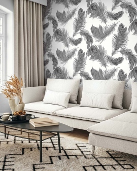 Wallquest, Shades of White, Frostfell,  Glamorous Night WS70800