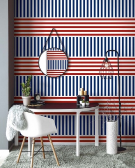 Wallquest, Nantucket Stripes Revisited, Dylan SR20201