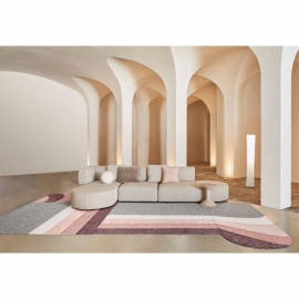 Nuances Round Burgundy , by Patricia Urquiola