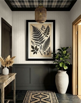 Papel Pintado Carl Robinson 24 The Highlands Ayr CA10600 Black and White 