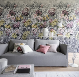 Scenes and Murales III, Tapestry Flower Platinum PDG1153/04