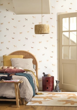 Papel Pintado Casadeco Once Upon a Time 3 - Lovely Dogs - OUTT 20287 15 15