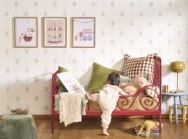 Papel Pintado Casadeco Once Upon a Time 3 - Vintage Ferris Wheel - OUTT 20283 68 89