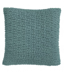 Funda Cojín Manterol Blos - color 19 Verde Azulado de 45 X 45 