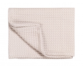 Plaid Pique WF Blanket, powder 115