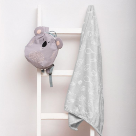 Manta Baby Nube Gris
