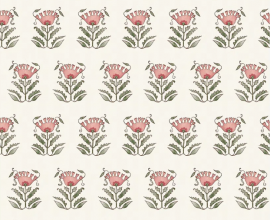 Papers, Vintage Flower WP 40454 Rose