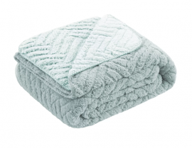 Plaid Manta Manterol Zig Zag - Turquesa 14