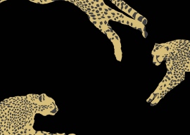 Scalamandré, Leaping Cheetah 26019