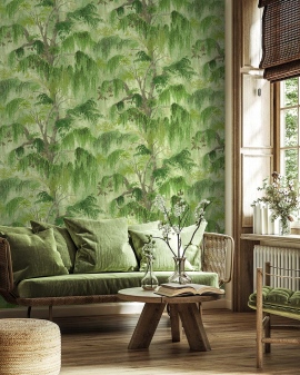 Wallquest, Trees, Spanish Moss, Fern TR70224