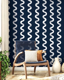 Wallquest, Nantucket Stripes Revisited,  Gali SR20302