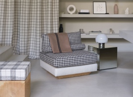 Tela Les Creations de la Maison English Checks Tremont- color 14