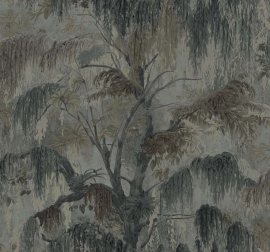 Wallquest, Trees, Spanish Moss, Rain TR70200