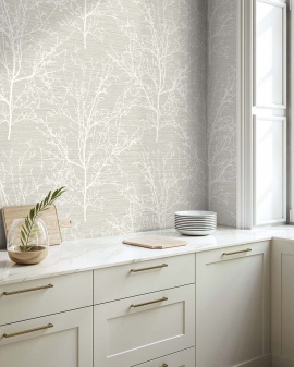 Wallquest, Shades of White, Kenai, Shell WS70408